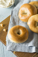 Homemade Mini Plain Bagels