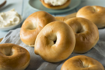 Homemade Mini Plain Bagels