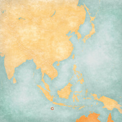Map of East Asia - Christmas Island