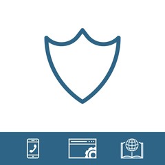 protection money icon stock vector illustration flat design