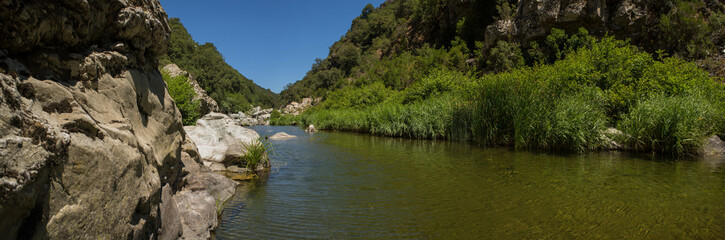 Fototapeta na wymiar Sardegna, Flumendosa river, Italy