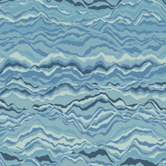 Fototapeta premium Vector striped background. Abstract color waves. Sound wave oscillation. Funky curled lines. Elegant wavy texture. Surface distortion. Colorful background.