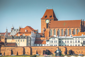 Torun in Poland, Old Town - obrazy, fototapety, plakaty