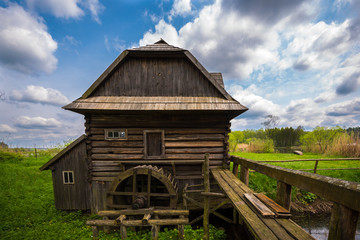 Old wooden country cottage