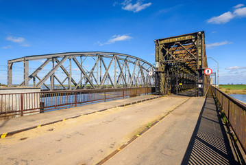 Old Vistula Bridge in Tczew. Poland, Europe.