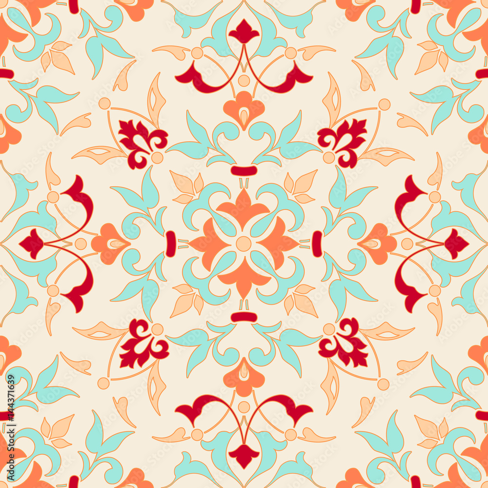 Poster zentangle styled geometric ornament pattern element. orient traditional ornament. boho styled. abstr