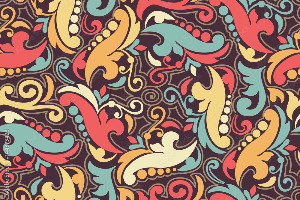 Poster zentangle styled geometric ornament pattern element. orient traditional ornament. arabesque styled. 