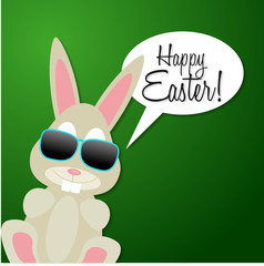 Obraz premium happy easter greeting card