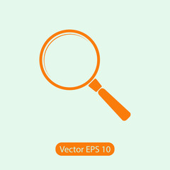Search  icon, vector illustration. Flat design style