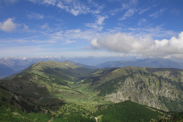 Panoramic view of beautiful mountain