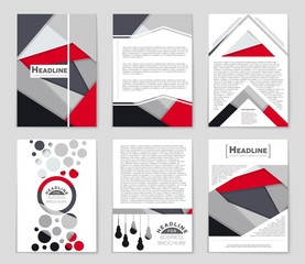 Abstract vector layout background set. For art template design, list, front page, mockup brochure theme style, banner, idea, cover, booklet, print, flyer, book, blank, card, ad, sign, sheet,, a4