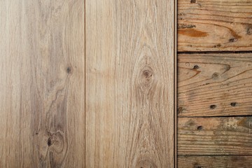 new laminate flooring over old wooden planks floor