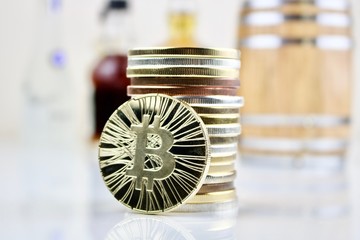 Physical bitcoin coins