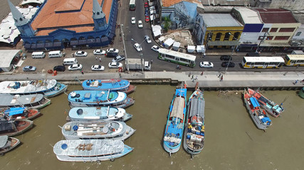 Fototapeta na wymiar Aerial View of Belem do Para, Brazil