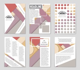 Abstract vector layout background set. For art template design, list, front page, mockup brochure theme style, banner, idea, cover, booklet, print, flyer, book, blank, card, ad, sign, sheet,, a4