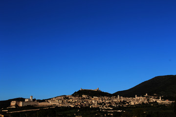 Assisi Panorama Umbria Italia 