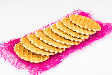 Crispy sweet wafers