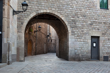 'Good gothic morning': In Barri Gotic, Barcelona 