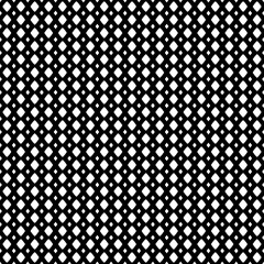 Vector monochrome geometric texture, black & white seamless pattern, simple illustration of mesh, lattice, tissue structure. Abstract repeat background. Design element for prints, textile, decoration
