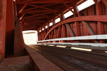 Covered bridge assembly