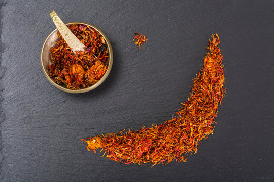 Expensive seasoning spice saffron