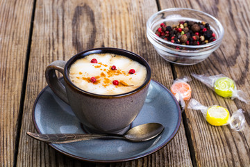 Coffee with red pepper