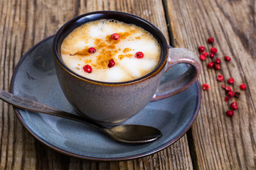 Coffee with red pepper