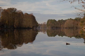 Lake with Mirror Image