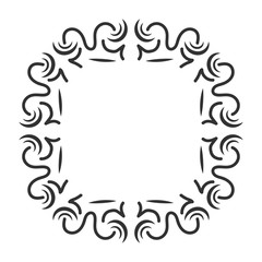 Vintage frame decoration