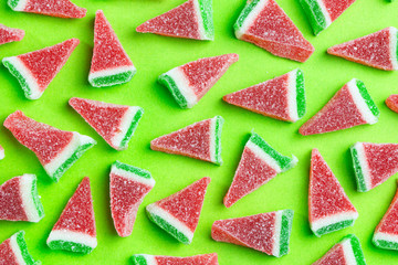 Watermelon gummy candy