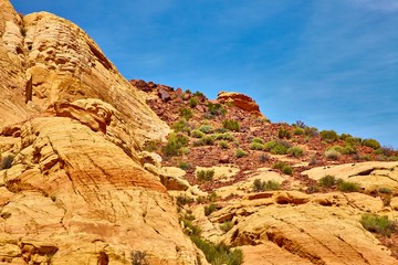 Incredibly beautiful landscape in Southern Nevada, Valley of Fire State Park, USA.