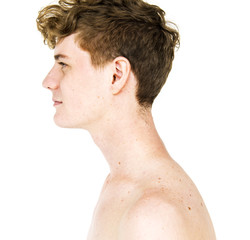 Obraz premium A guy is in a studio shoot