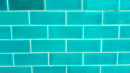 Bright ceramic Wall background and with concrete background