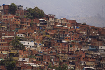 Slum poverty and misery Caracas,Venezuela	