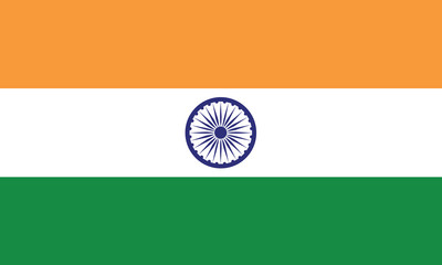 vector background of india flag