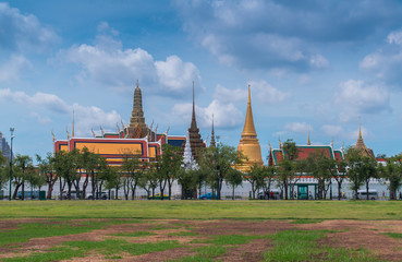 Grand palace and Wat Phra Kaeo(Temple of the Emerald Buddha), Bangkok, Thailand