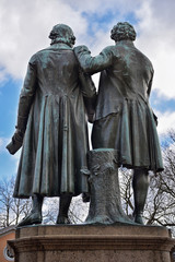 Goethe-Schiller-Denkmal in Weimar