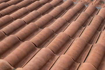 Roof tiles, abstract background 