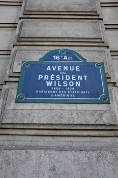 Avenue du Président Wilson. Paris