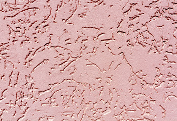 Red color plaster wall patten.