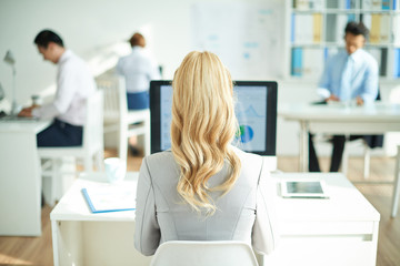 Obraz premium Business lady