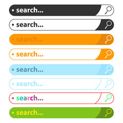 Obraz premium Search string with magnifier