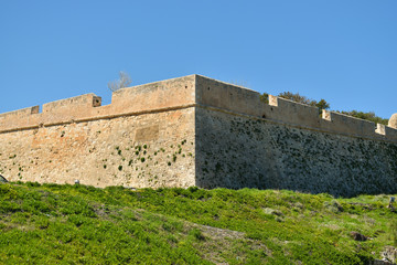 View of the fortress in Rethymnon