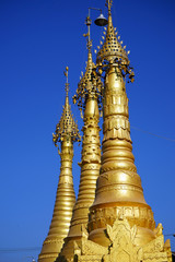 Golden stupas