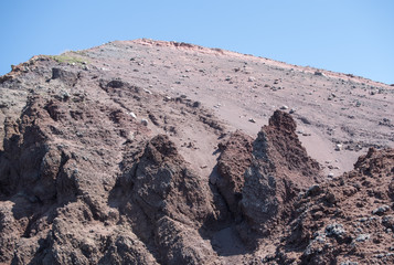 Inside the crater, Mount Vesuvius