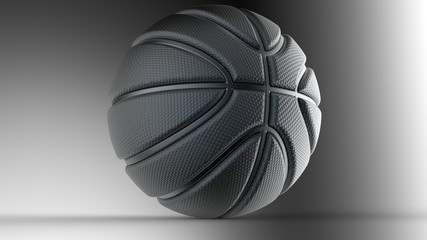 Fototapeta premium Basketball Design Background. 3D illustration. 3D CG. High resolution.