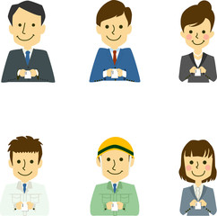 名刺 カード 働く人 職業