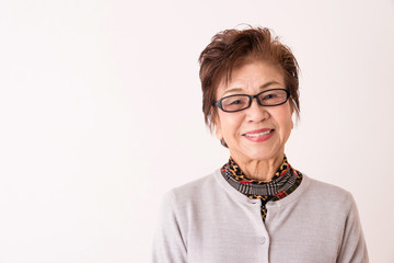 中年女性のポートレイト