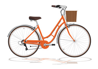 Fototapeta premium Orange Bicycle
