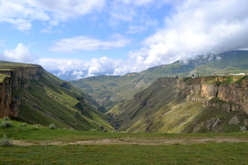 Fototapeta na wymiar In the mountains of the Caucasus
